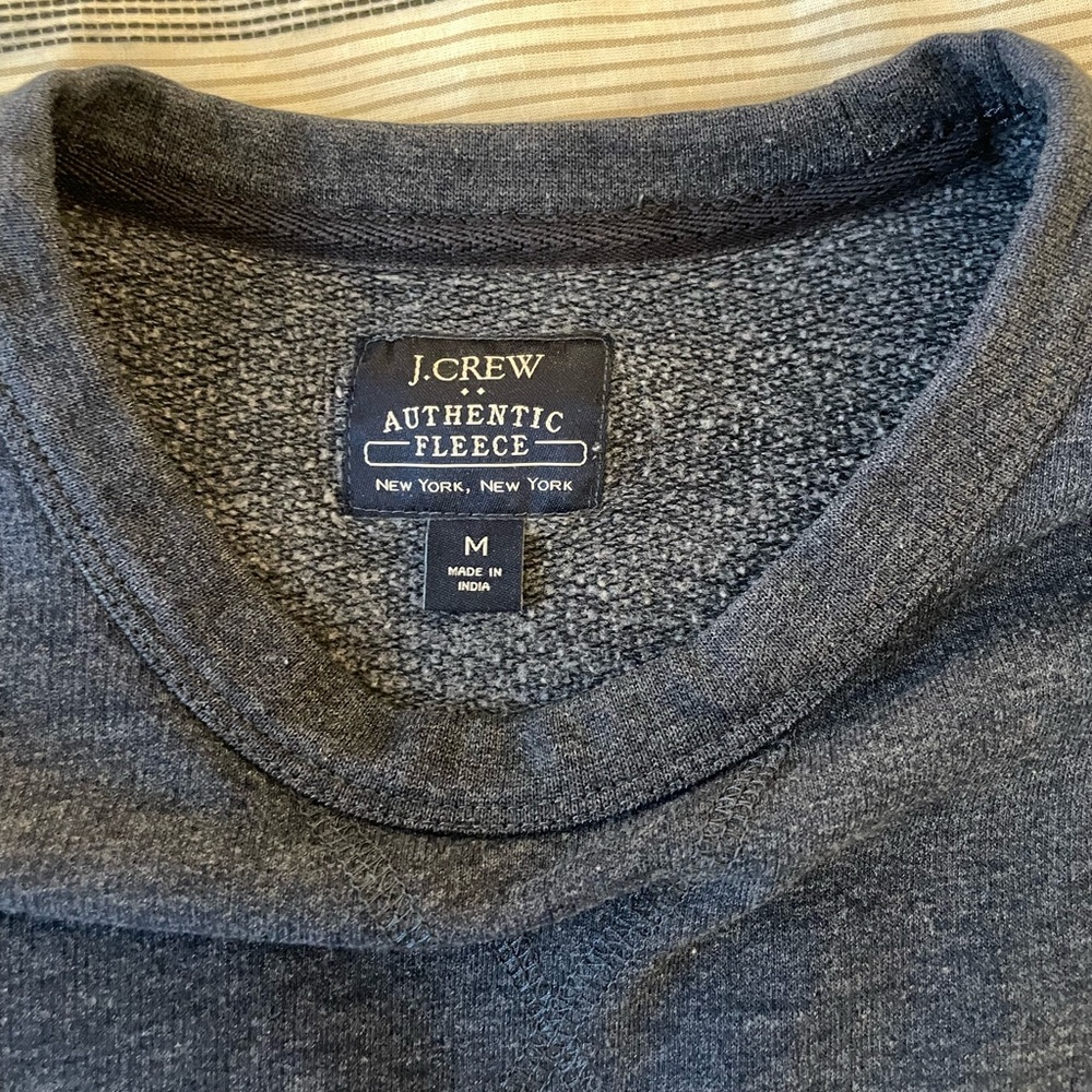 Navy JCrew Crewneck - Picture 4 of 4